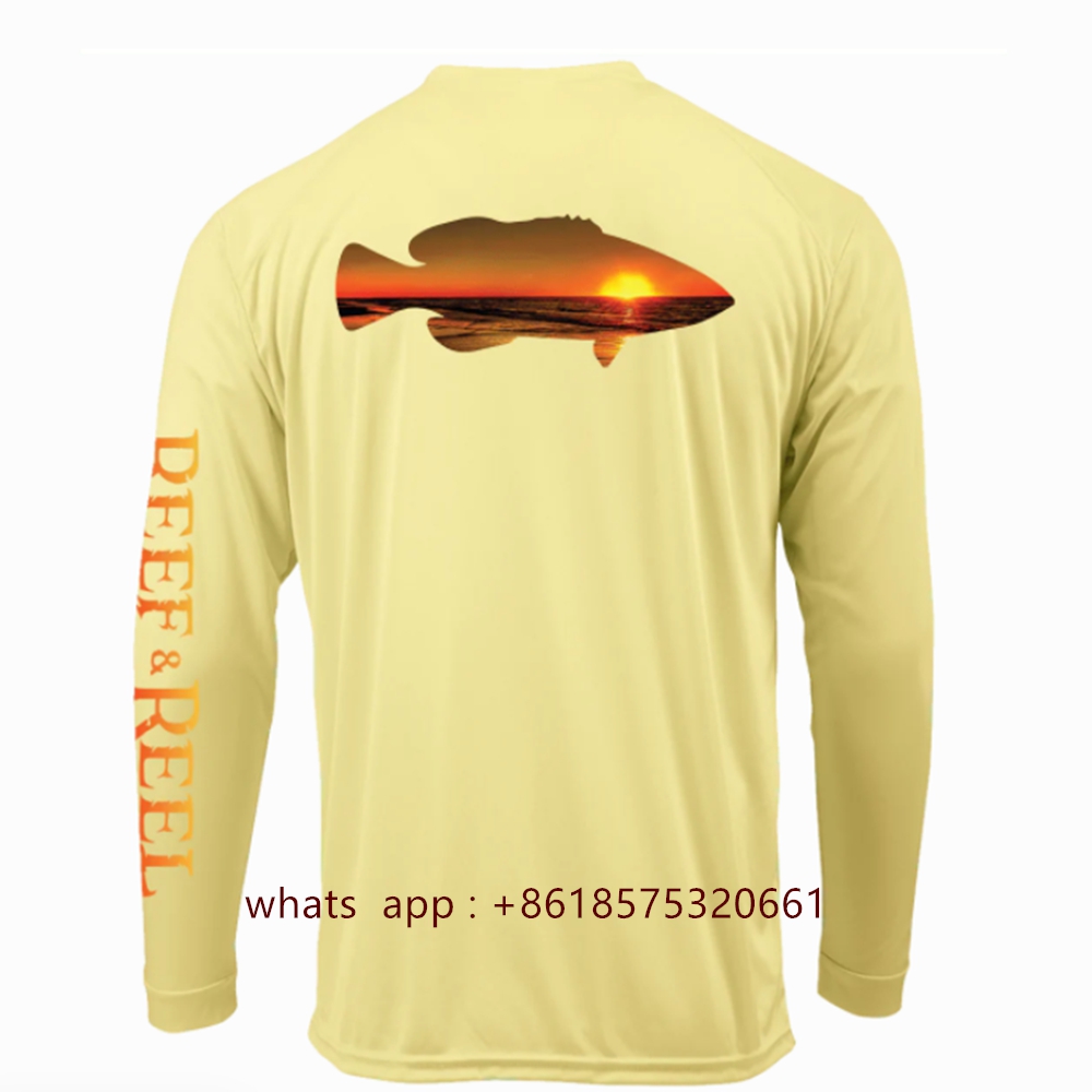 Summer De Clothing - Reef & Reel ตกปลาผู้ชายเสื้อฤดูร้อน Quick Dry
