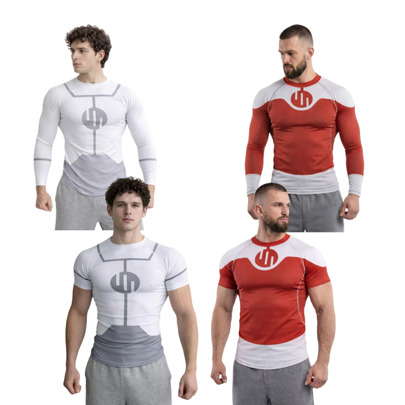 Rash Guard Long Sleeve - เสื้อรัดกล้ามเนื้อ Invincible Cosplay สำหรับดำน้ำ เสื้อยืด BJJ