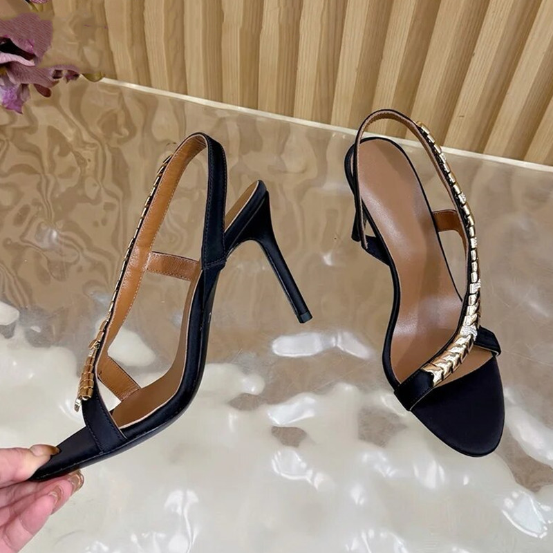 รองเท้าส้นสูงประดับเพชรหรูหรา  - Summer Clothing Ladies บทวิจารณ์และราคา