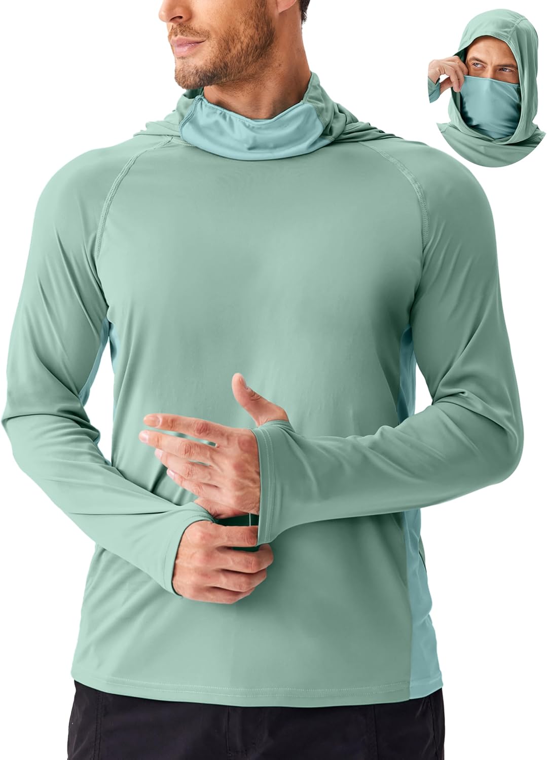 เสื้อฮู้ดกันแดดสำหรับผู้ชาย PI - Rash Guard Long Sleeve บทวิจารณ์และราคา