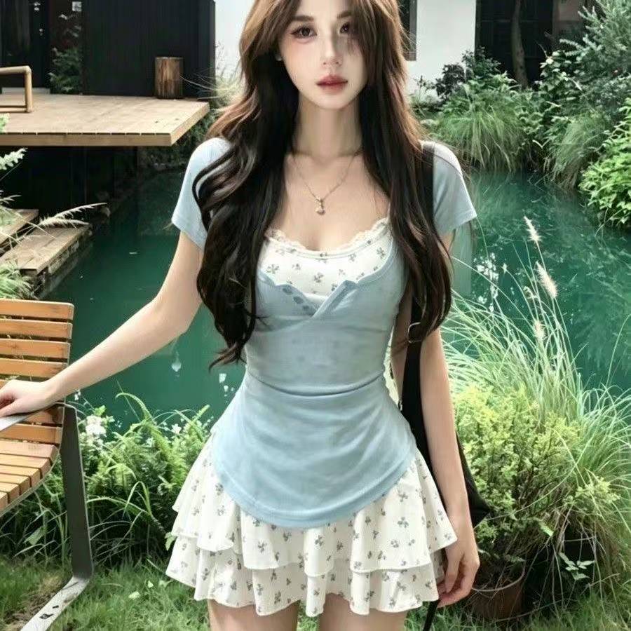 สไตล์โลลิต้า ชุดหวานๆ แบบญี่ปุ - Summer Clothing Y2K บทวิจารณ์และราคา