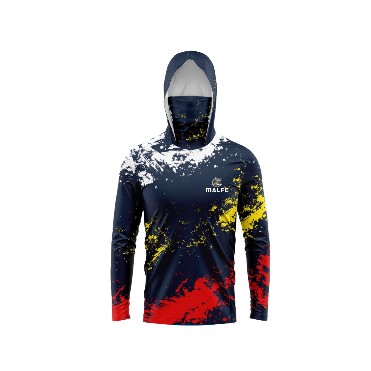 MALFC Men Hood เสื้อตกปลาแขนยา - Rash Guard Long Sleeve บทวิจารณ์และราคา
