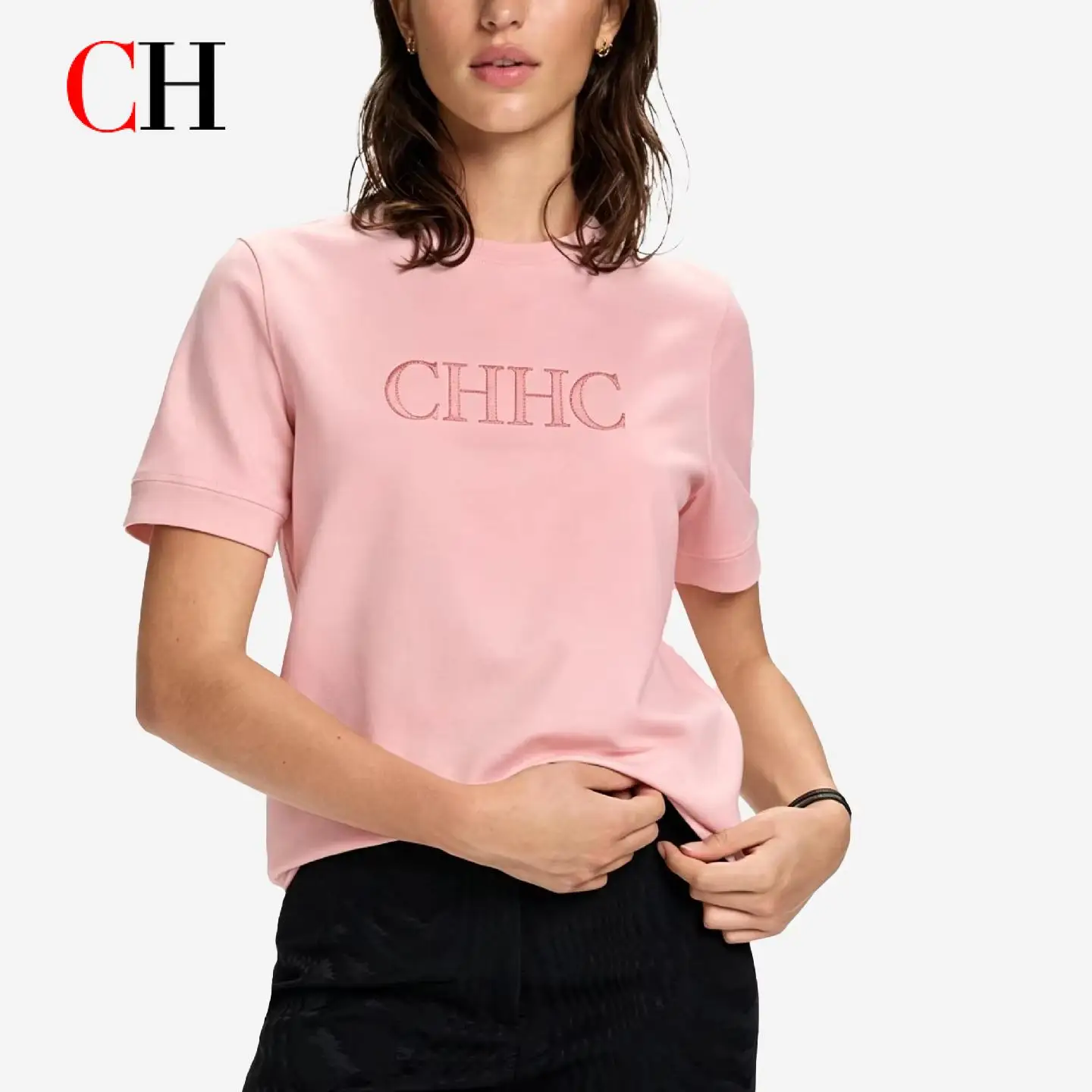 เสื้อยืดแขนสั้นลำลองสำหรับผู้ห - Summer Clothing Logo บทวิจารณ์และราคา