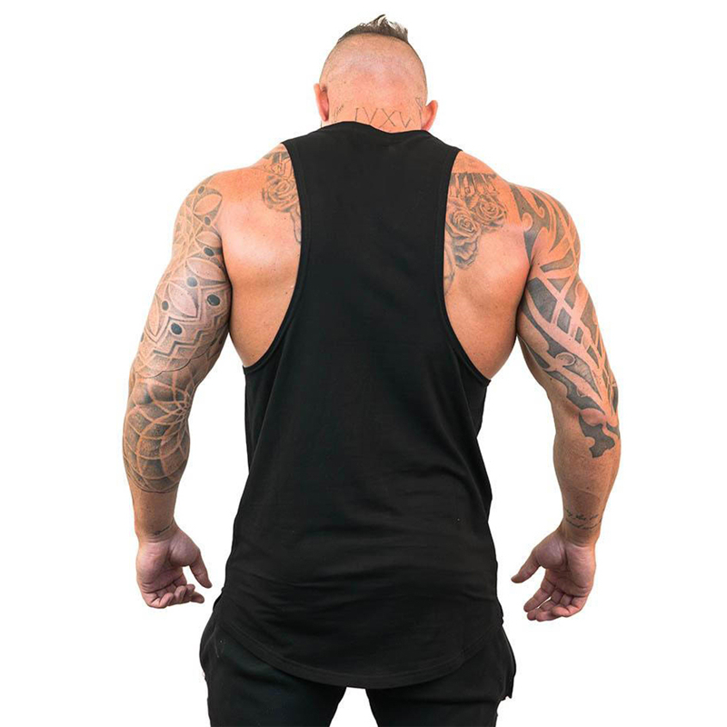 เสื้อกล้ามฟิตเนสผู้ชายผ้าฝ้าย  - Summer Clothing Logo บทวิจารณ์และราคา