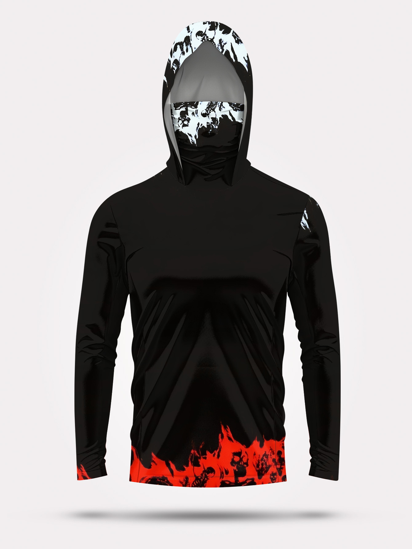 เสื้อตกปลาผู้ชายแบบมีฮู้ด แขนย - Rash Guard Long Sleeve บทวิจารณ์และราคา