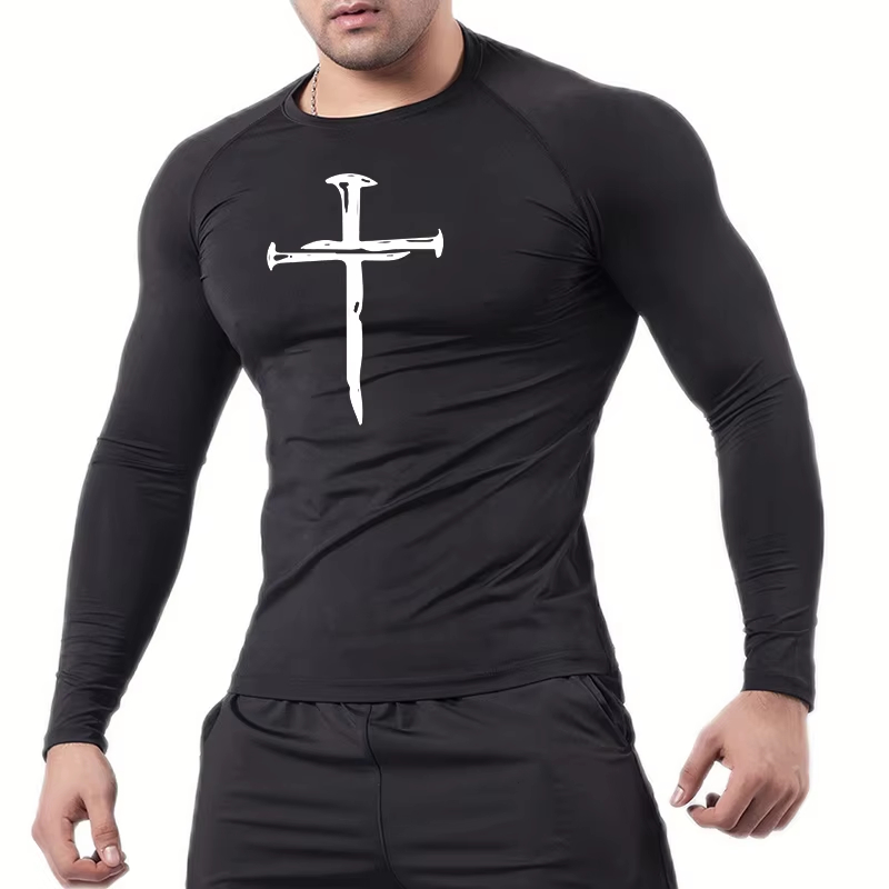 เสื้อออกกำลังกายแบบรัดรูปสำหรั - Rash Guard Long Sleeve บทวิจารณ์และราคา