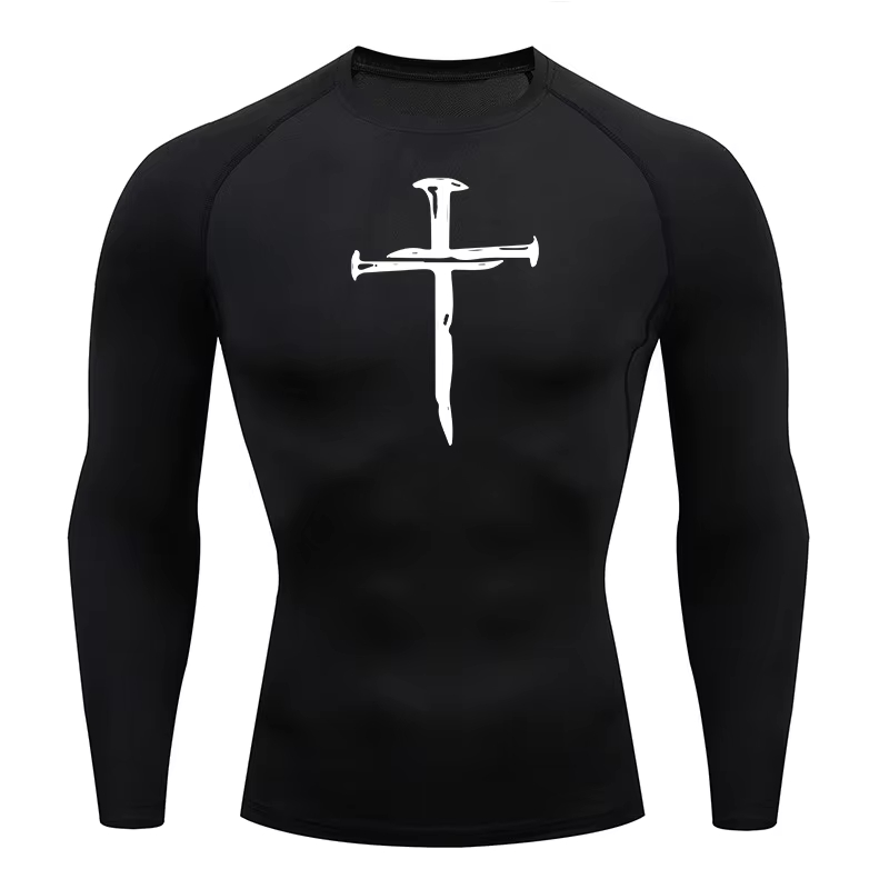 เสื้อออกกำลังกายแบบรัดรูปสำหรั - Rash Guard Long Sleeve บทวิจารณ์และราคา