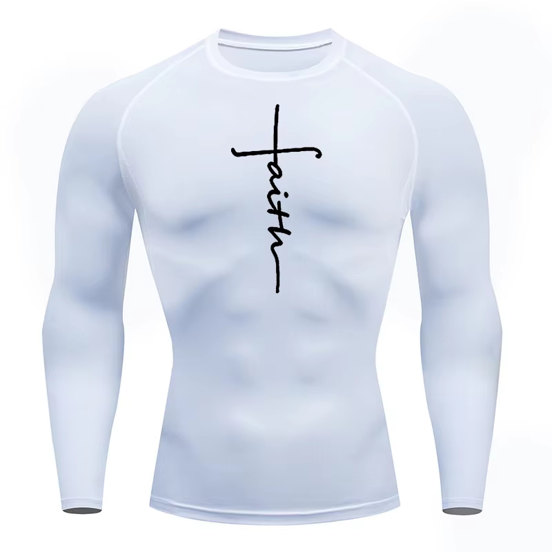 เสื้อออกกำลังกายแบบรัดรูปสำหรั - Rash Guard Long Sleeve บทวิจารณ์และราคา