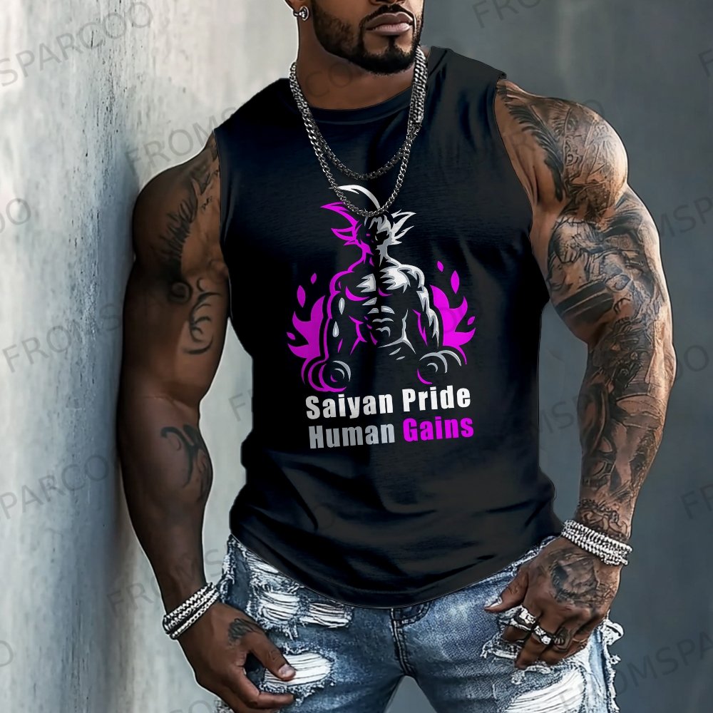 เสื้อกล้ามลายการ์ตูนดราก้อนบอล - Summer Clothing Men 2025 บทวิจารณ์และราคา