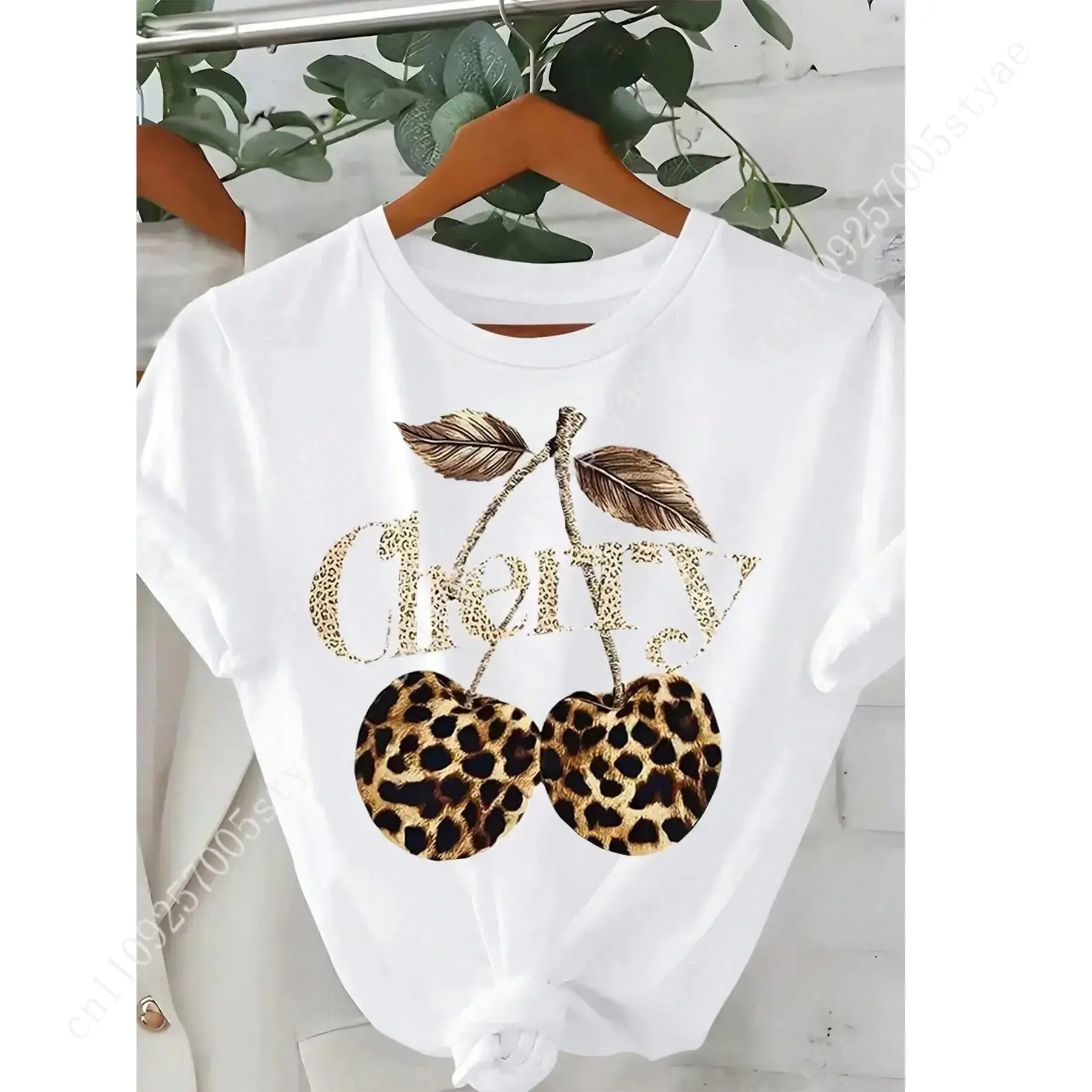 เสื้อยืดกราฟิกคอกลมลายเชอร์รี่ - Summer Quilt บทวิจารณ์และราคา
