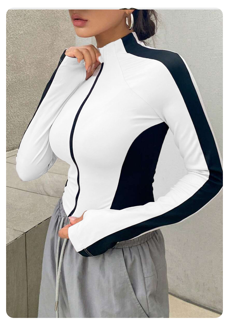 เสื้อโยคะคอตั้ง แจ็คเก็ตสำหรับ - Summer Clothing Ladies บทวิจารณ์และราคา