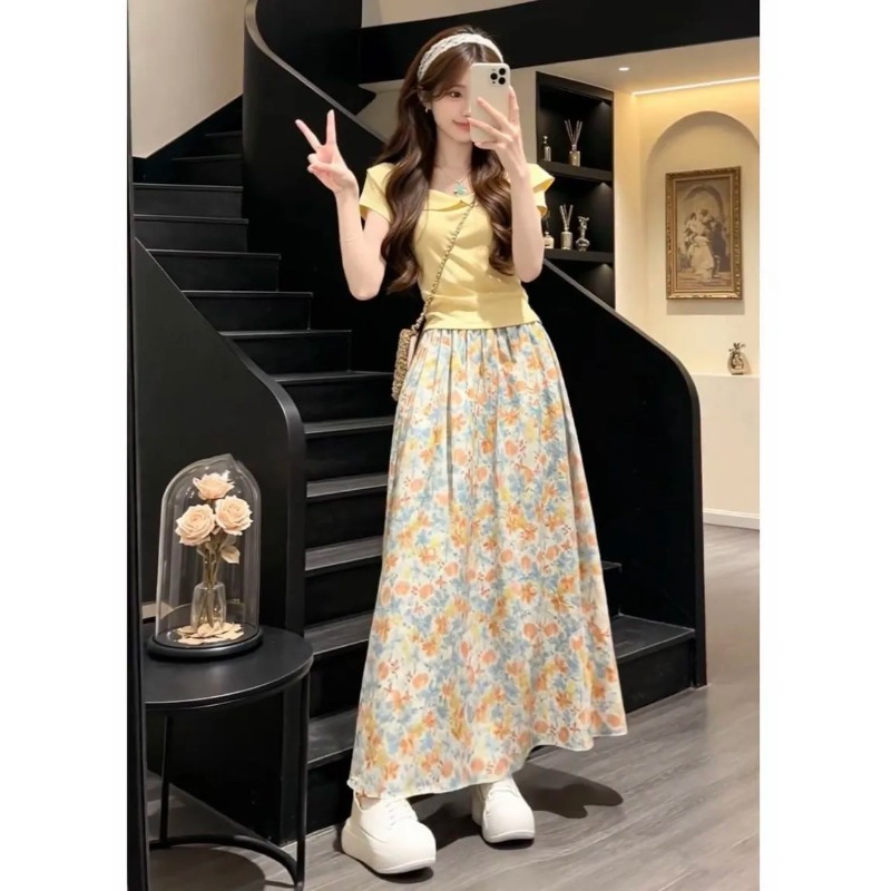 ชุดเซ็ตสองชิ้น เสื้อยืดแขนสั้น - Summer Clothing In Japan บทวิจารณ์และราคา