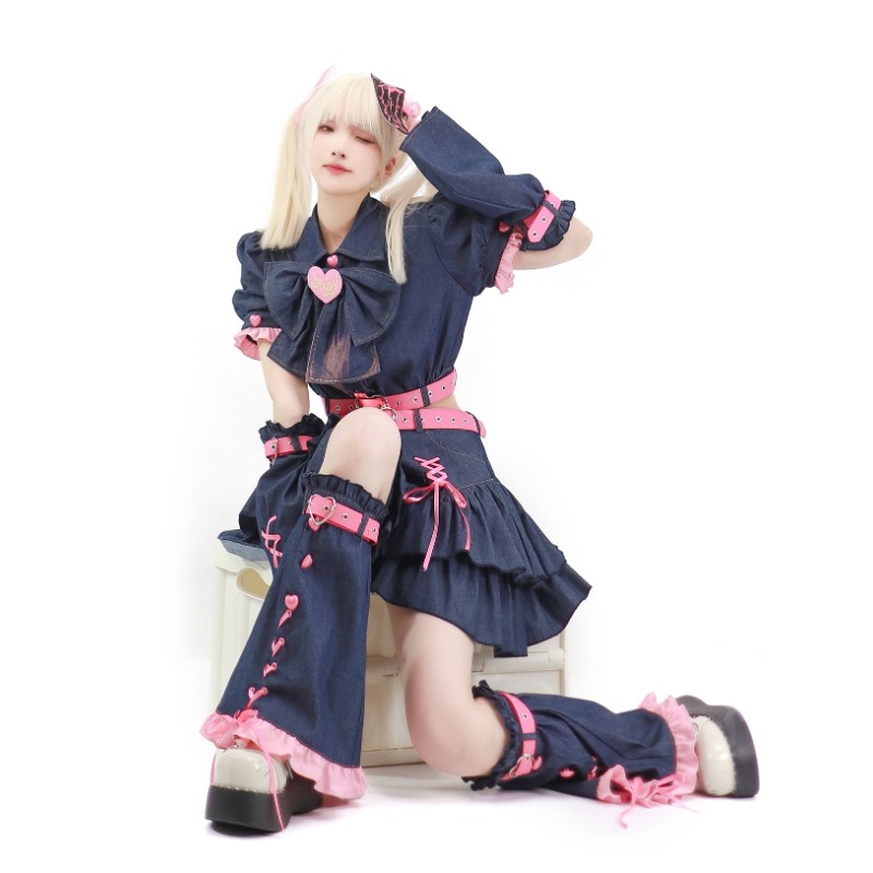 ชุด Y2k ยีนส์2024น่ารักญี่ปุ่น - Summer Clothing Y2K บทวิจารณ์และราคา