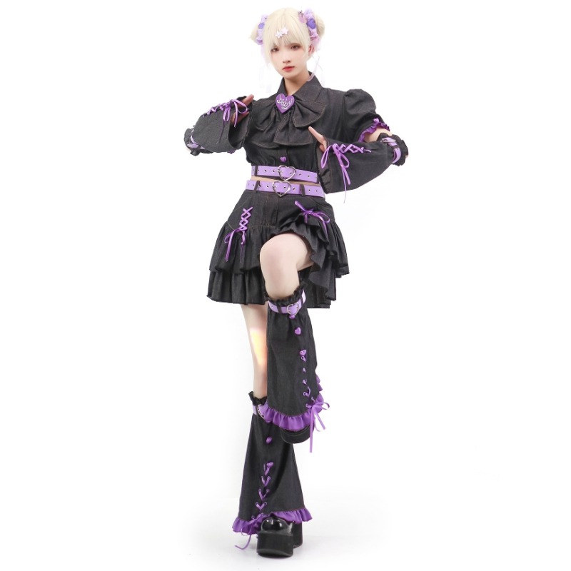 ชุด Y2k ยีนส์2024น่ารักญี่ปุ่น - Summer Clothing Y2K บทวิจารณ์และราคา