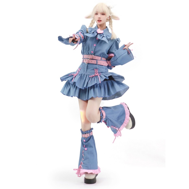 ชุด Y2k ยีนส์2024น่ารักญี่ปุ่น - Summer Clothing Y2K บทวิจารณ์และราคา