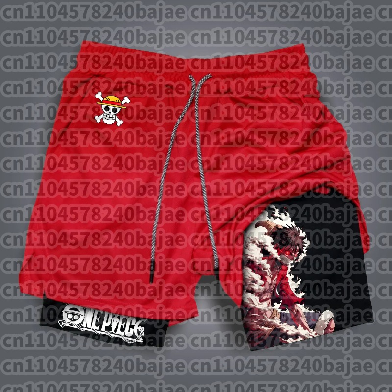 กางเกงขาสั้นพิมพ์ลายลูฟี่อนิเม - Summer Edition Clothing บทวิจารณ์และราคา