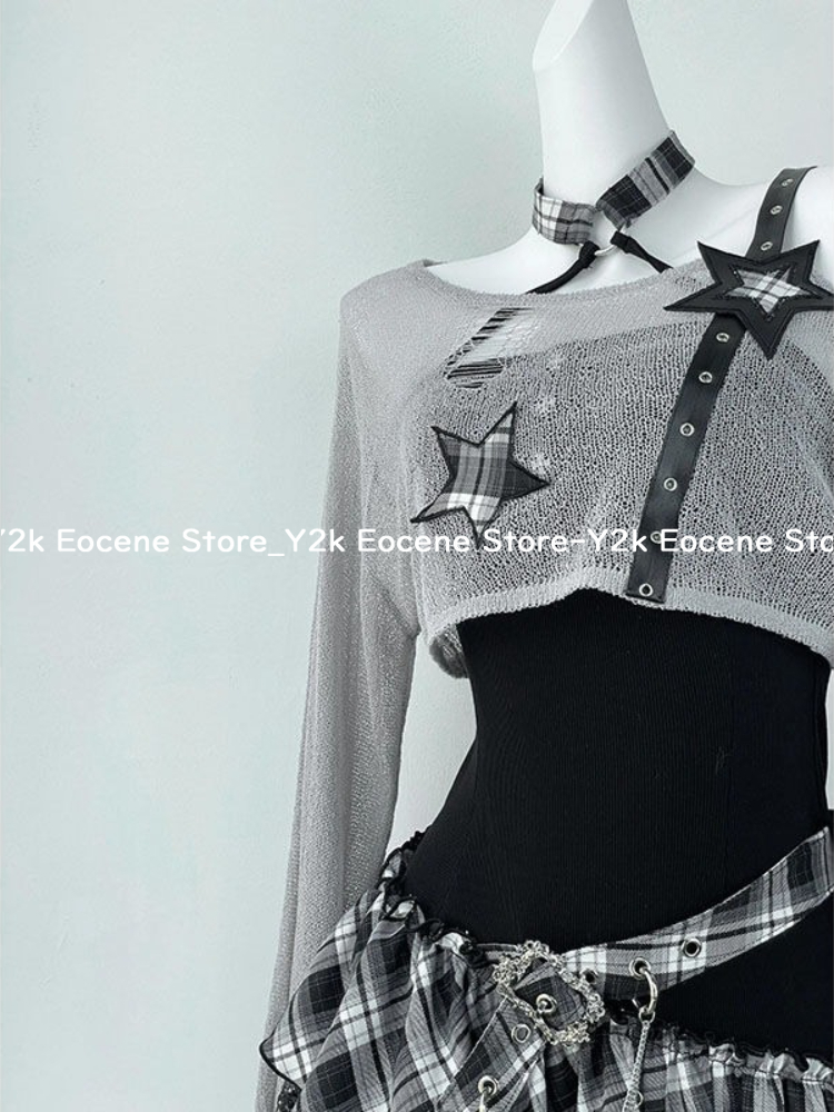 2000s Y2Kสาวเผ็ดออกแบบไม่สม่ํา - Summer Clothing Y2K บทวิจารณ์และราคา
