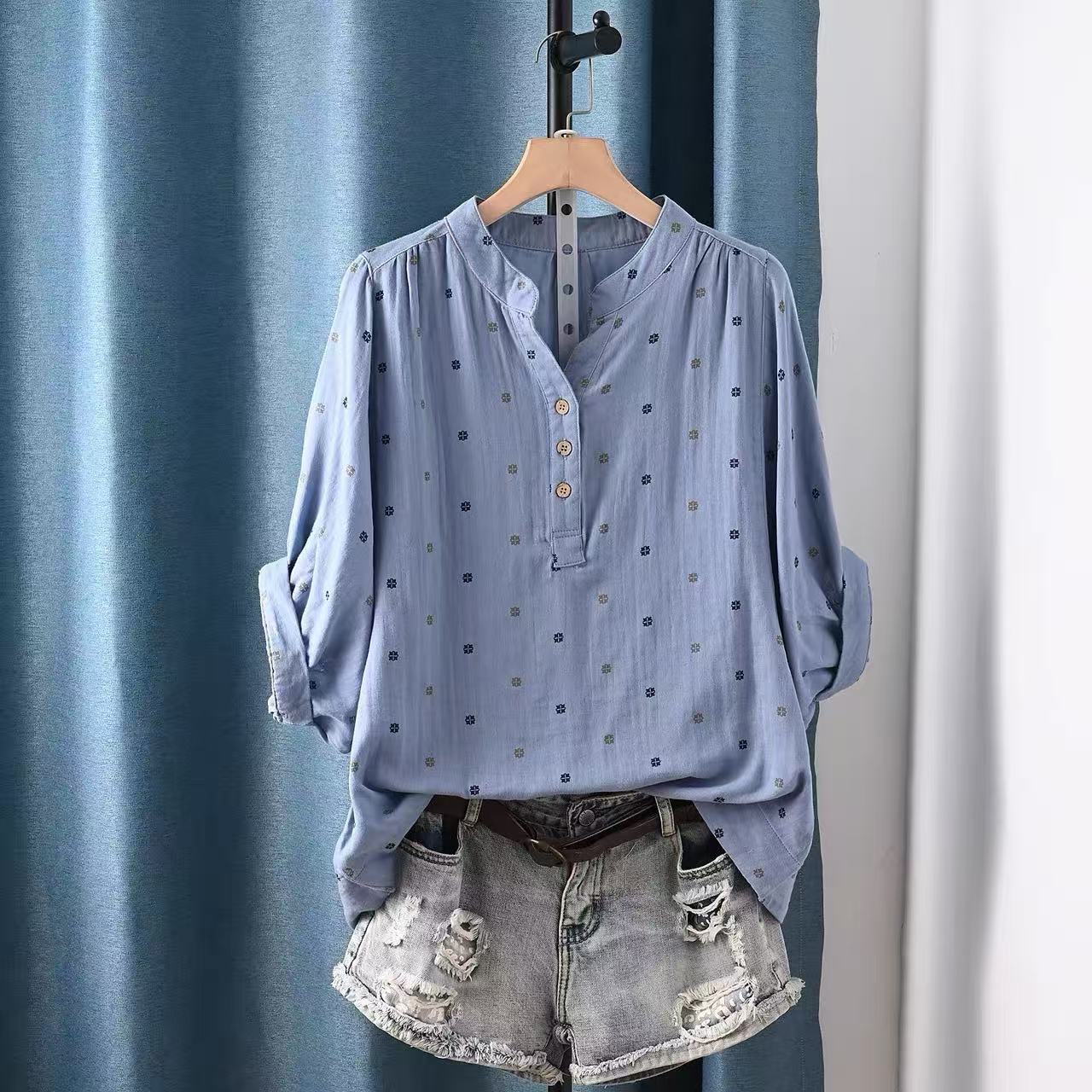 เสื้อผู้หญิงปี 2026 เสื้อผ้าฝ้ - Summer Clothing In Japan บทวิจารณ์และราคา