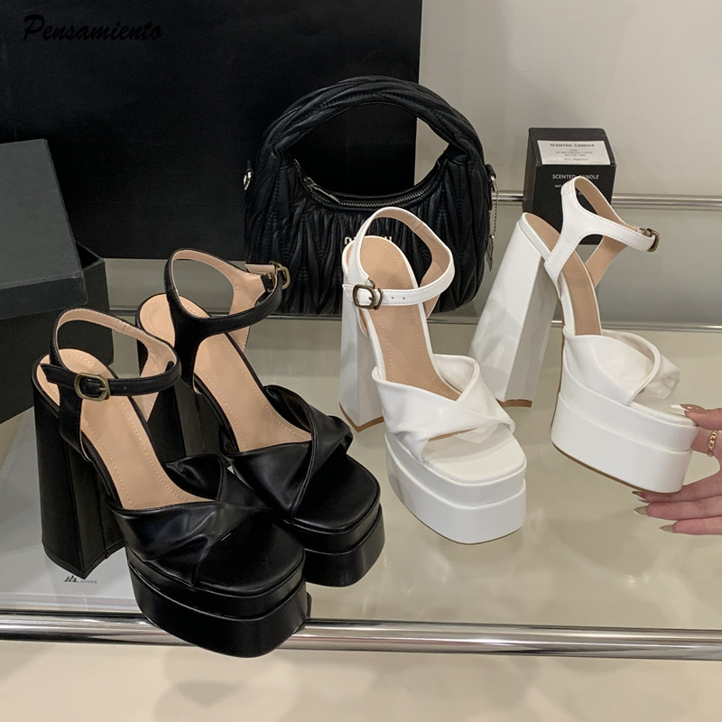 สไตล์ดาวแฟชั่นคู่แพลตฟอร์มWedg - Summer Clothing Ladies บทวิจารณ์และราคา