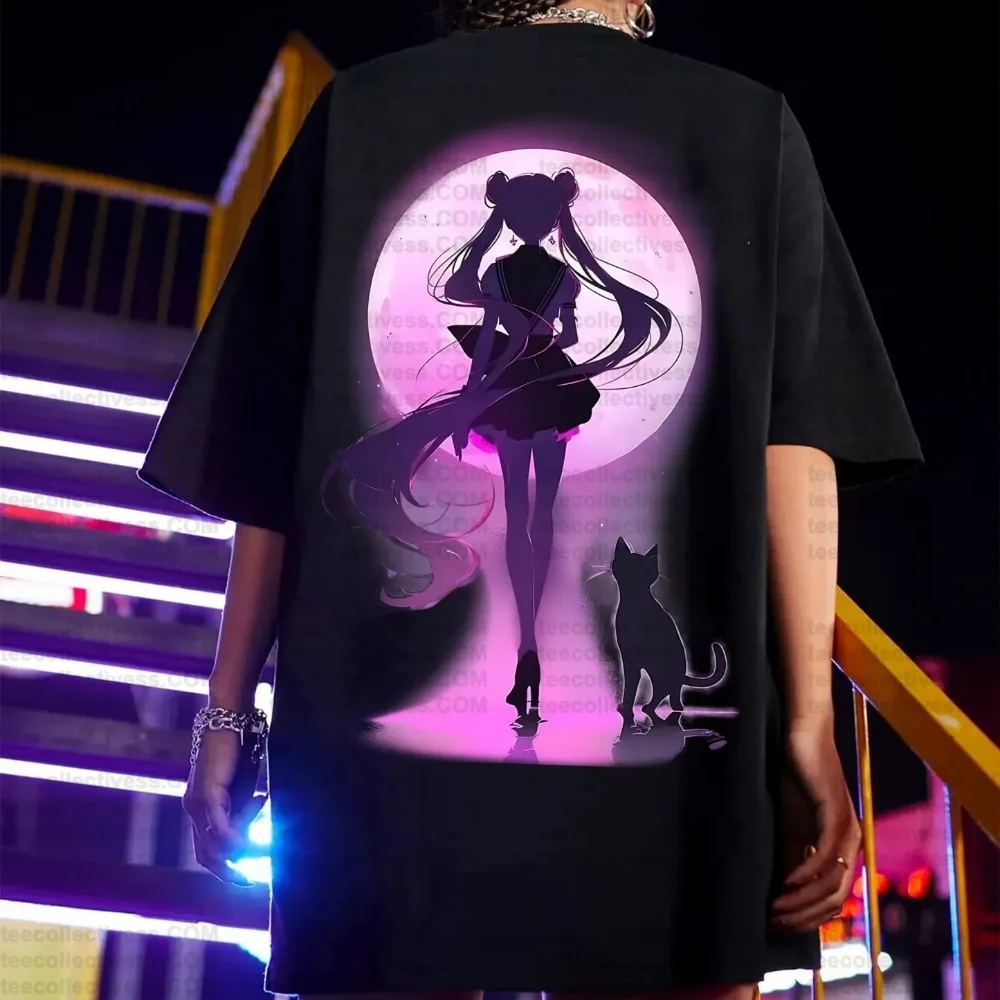 เสื้อยืดอนิเมะเซเลอร์มูนสไตล์ฮ - Summer Clothing Men 2025 บทวิจารณ์และราคา