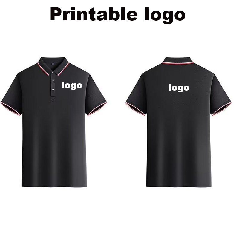 เสื้อโปโลชายพิมพ์โลโก้ตามสั่ง  - Summer Clothing Logo บทวิจารณ์และราคา