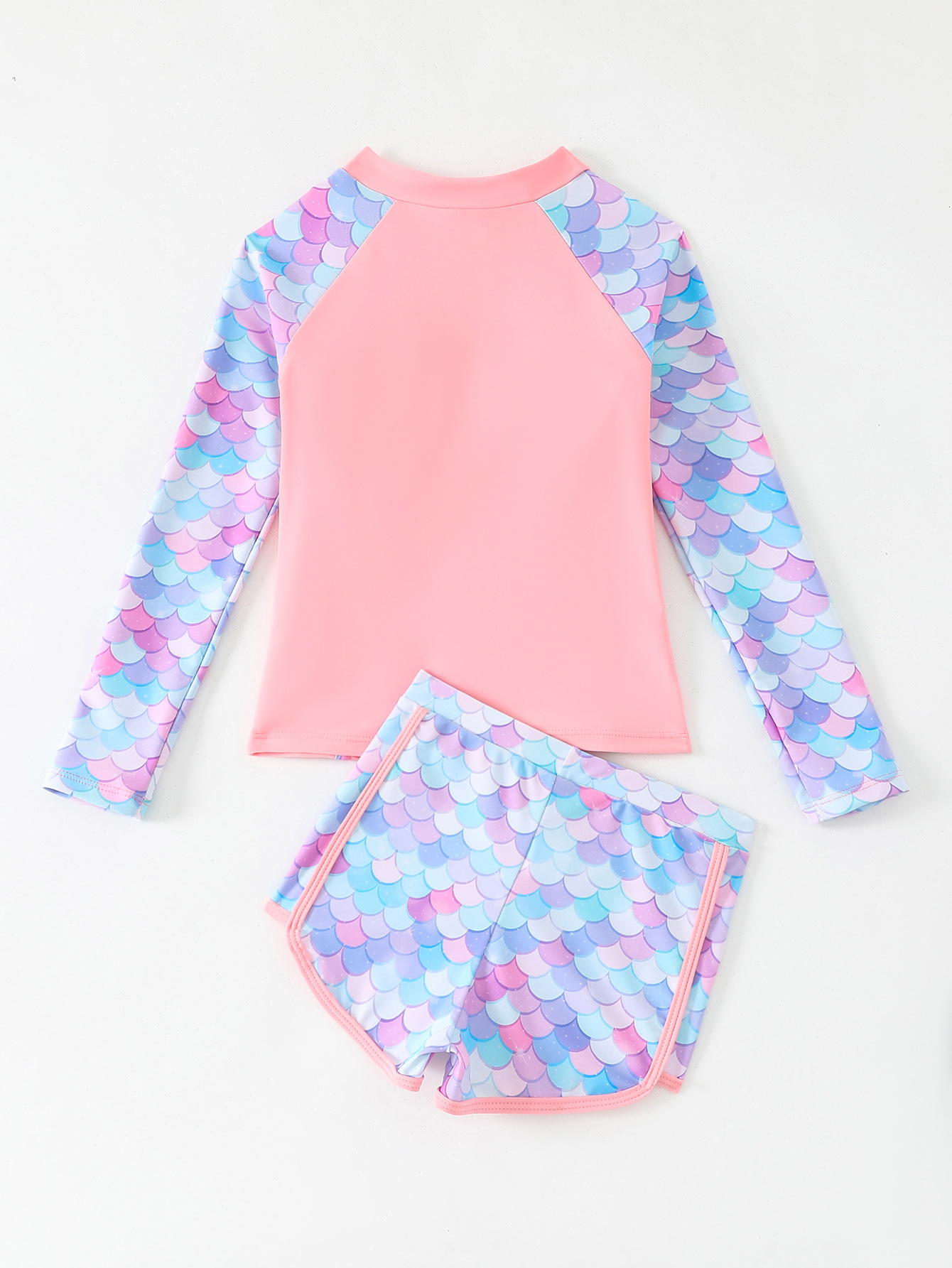 ชุดว่ายน้ำเด็กผู้หญิง 2025 สีช - Rash Guard Long Sleeve บทวิจารณ์และราคา