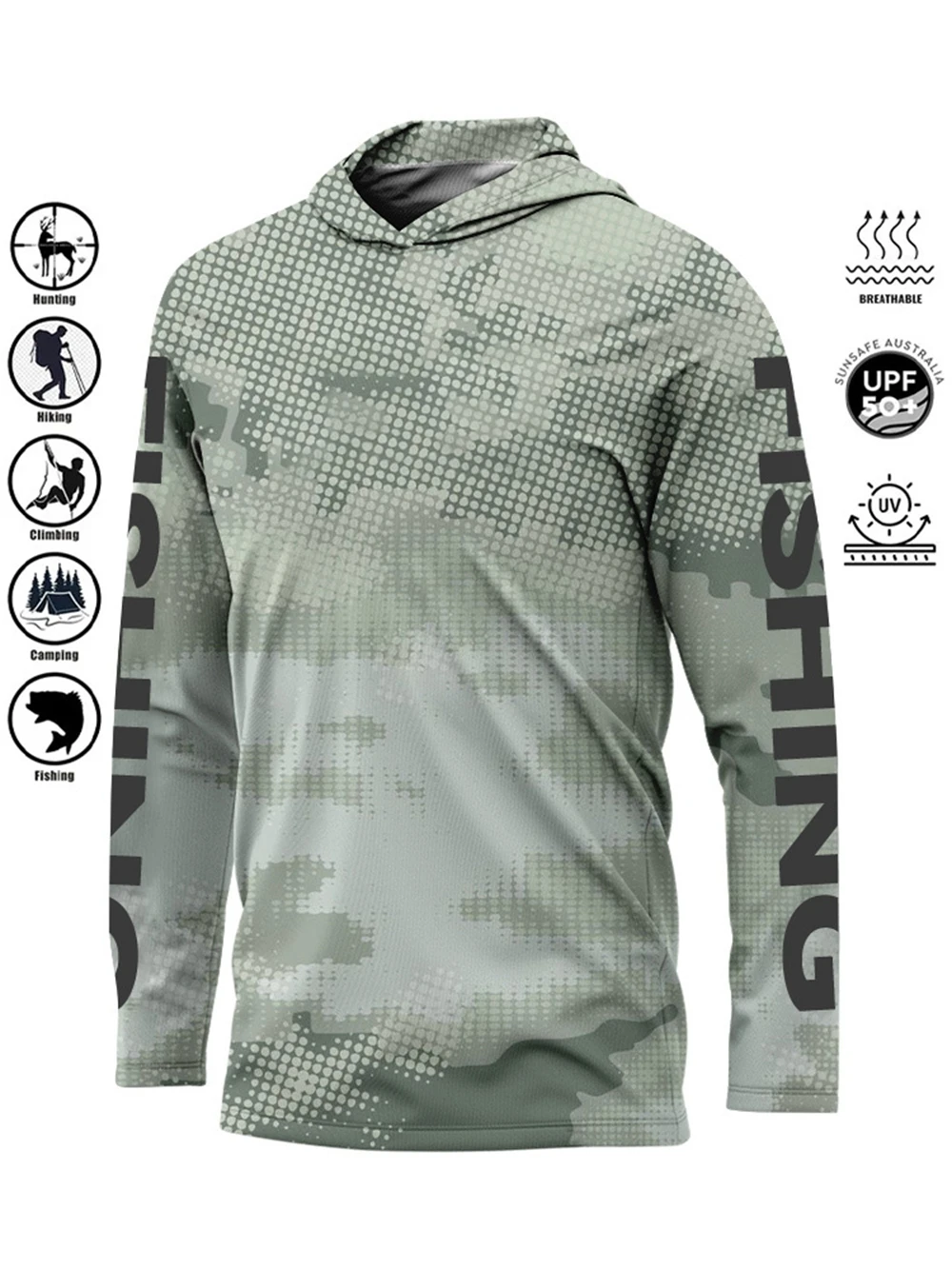 เสื้อตกปลา MALFC Hood Fishing  - Rash Guard Long Sleeve บทวิจารณ์และราคา