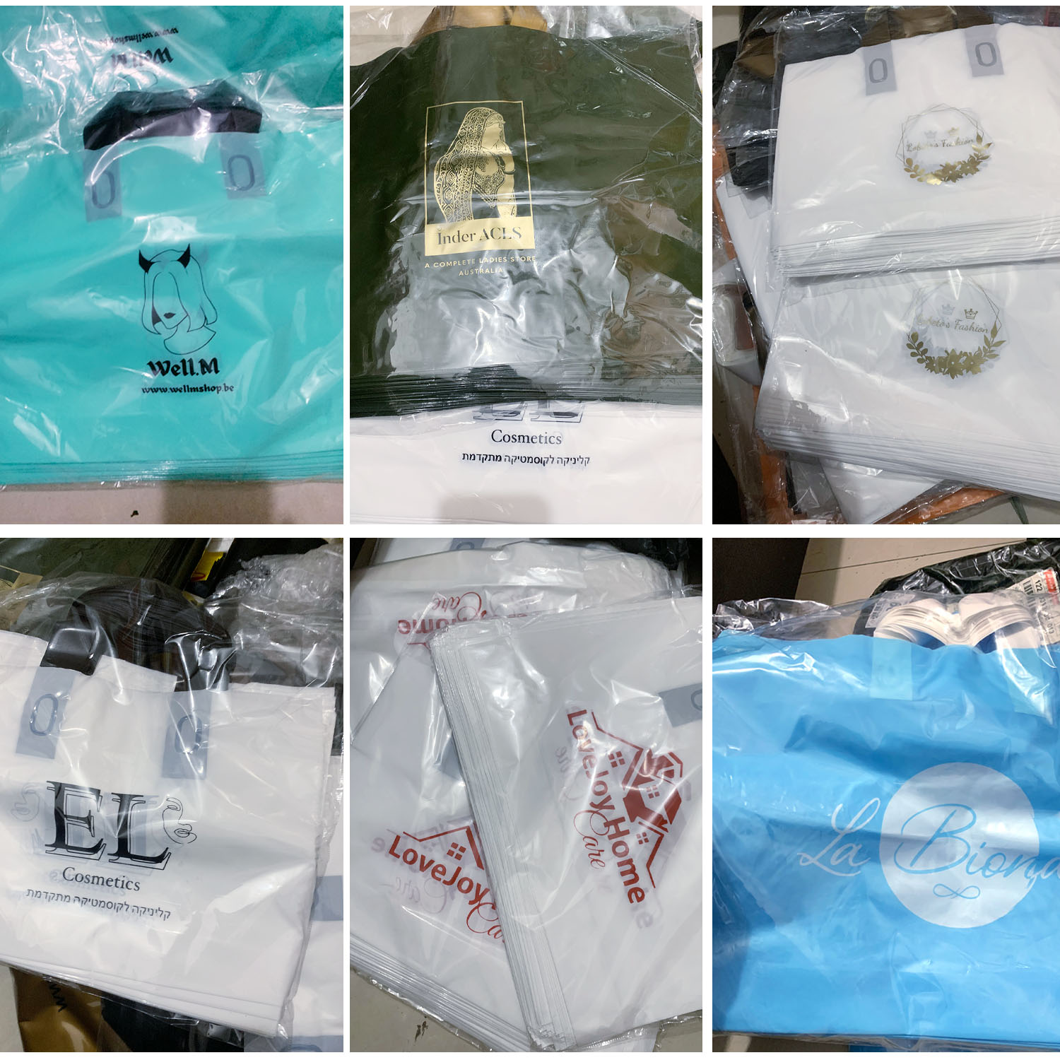 ถุงช้อปปิ้งพลาสติกพิมพ์โลโก้ตา - Summer Clothing Logo บทวิจารณ์และราคา